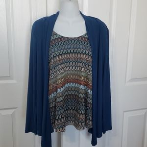 Front of closet womens top size 1X,New w/o tags